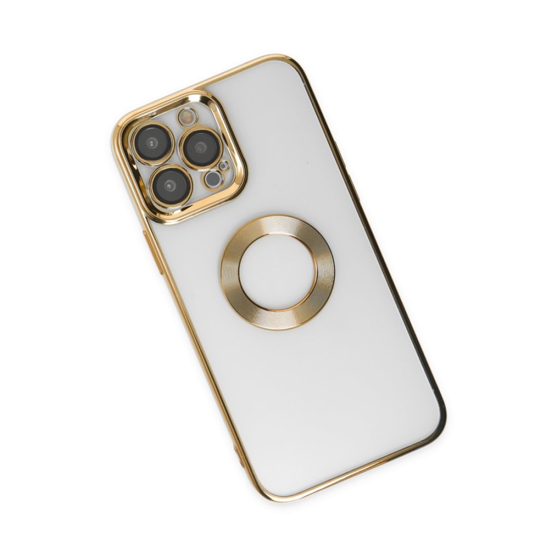  iPhone 13 Pro Max Kılıf Slot Silikon - Gold