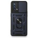 Oppo A74 4G Kılıf Pars Lens Yüzüklü Silikon - Lacivert Oppo A74 4G Kılıf Pars Lens Yüzüklü Silikon - Lacivert