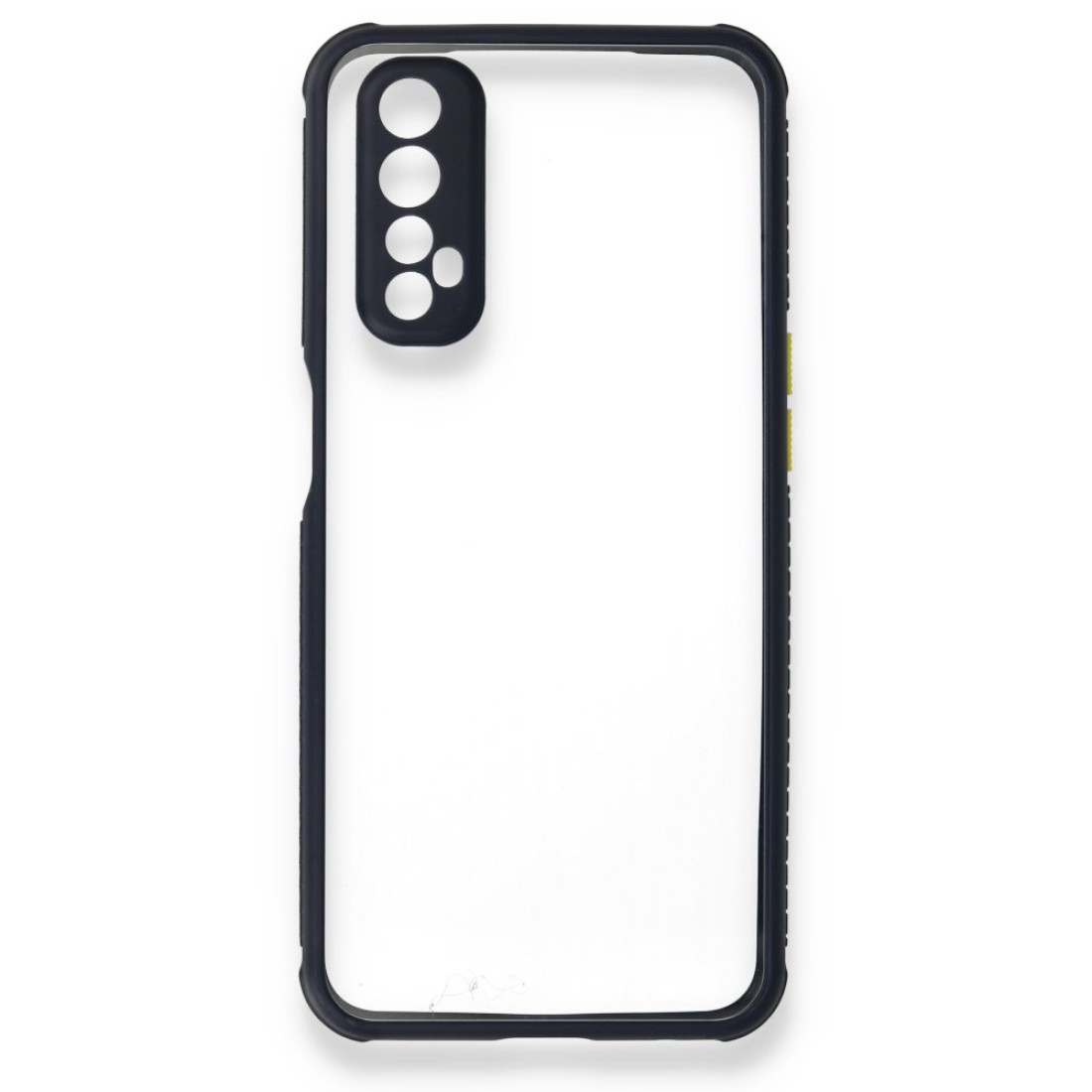 Realme 7 Kılıf Miami Şeffaf Silikon - Lacivert Realme 7 Kılıf Miami Şeffaf Silikon - Lacivert