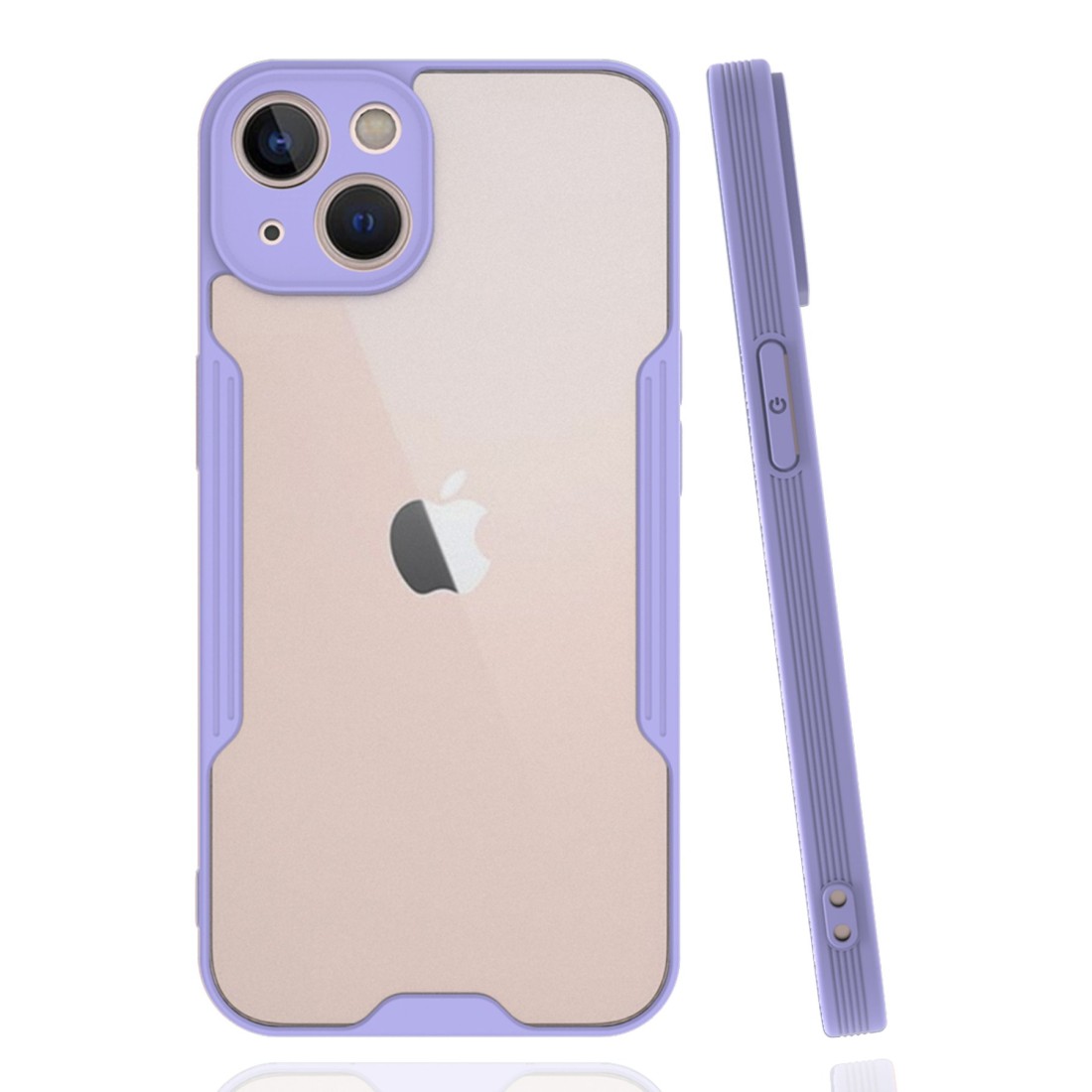 iPhone 14 Plus Kılıf Platin Silikon - Lila iPhone 14 Plus Kılıf Platin Silikon - Lila