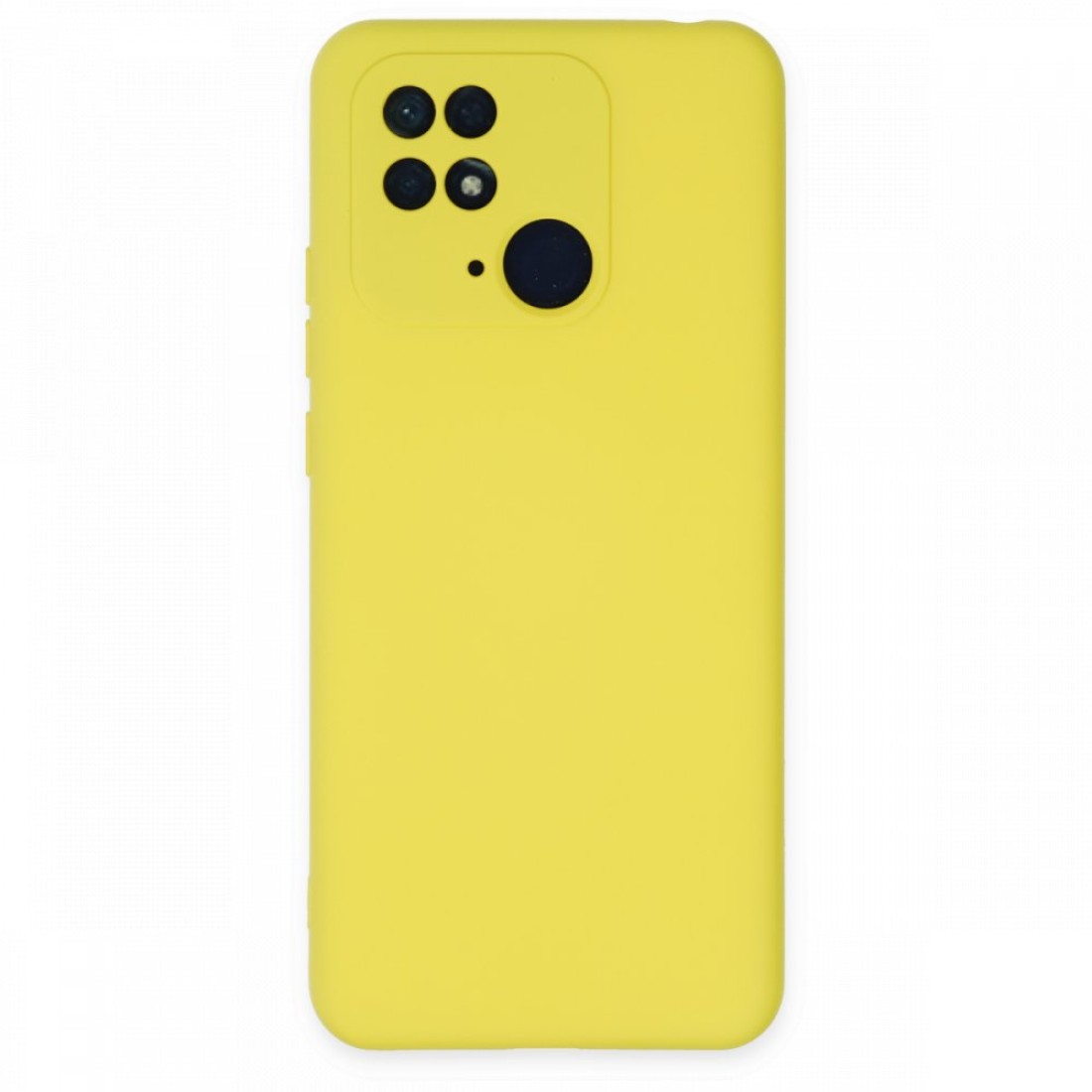  Xiaomi Redmi 10C Kılıf Nano içi Kadife Silikon - Sarı