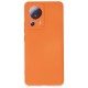 Xiaomi Mi 13 Lite Kılıf Nano içi Kadife Silikon - Turuncu Xiaomi Mi 13 Lite Kılıf Nano içi Kadife Silikon - Turuncu