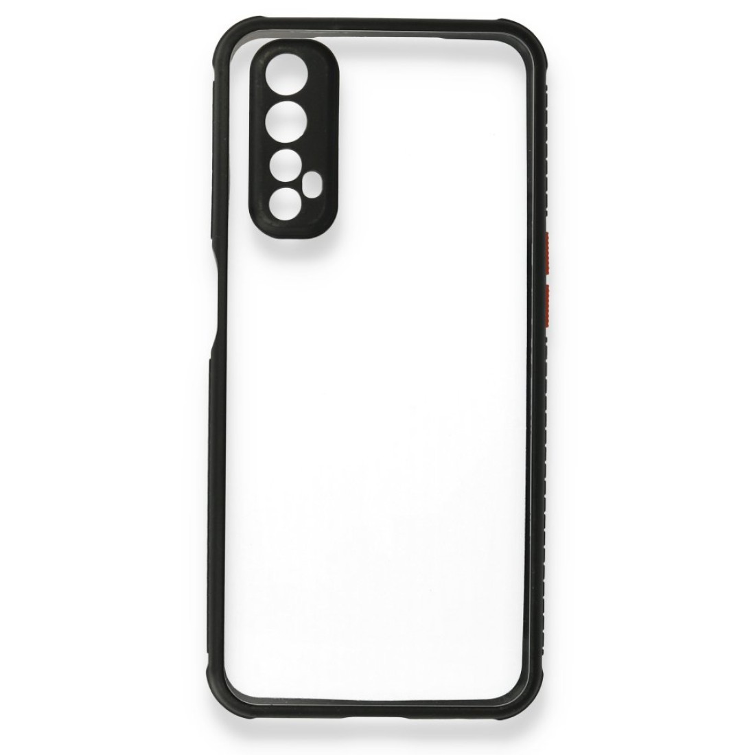 Realme 7 Kılıf Miami Şeffaf Silikon - Siyah Realme 7 Kılıf Miami Şeffaf Silikon - Siyah