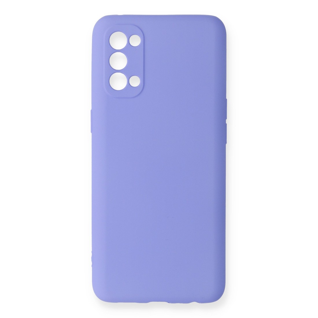 Oppo Reno 4 Kılıf First Silikon - Lila Oppo Reno 4 Kılıf First Silikon - Lila