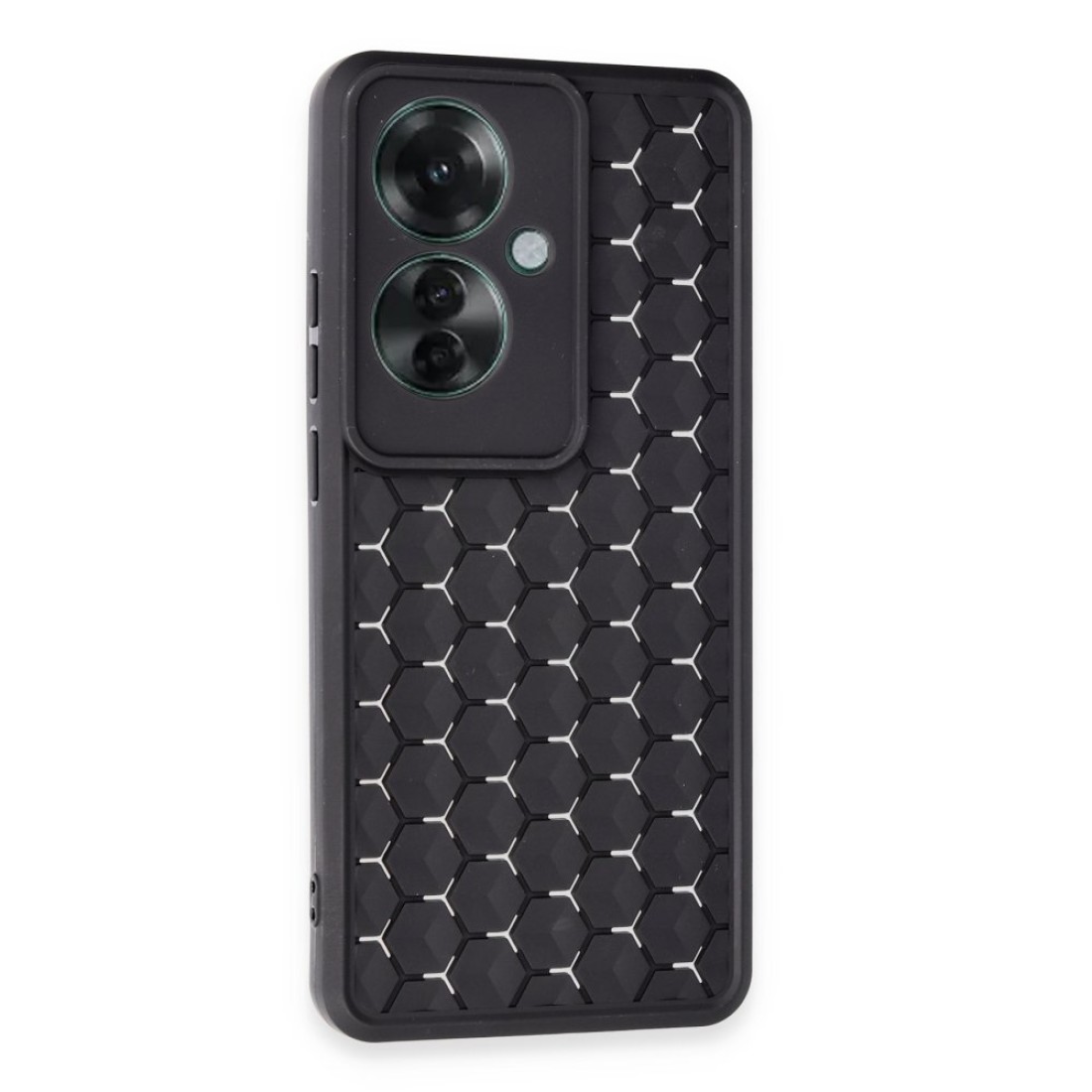  Oppo Reno 11F Kılıf Petek Silikon Kapak - Siyah