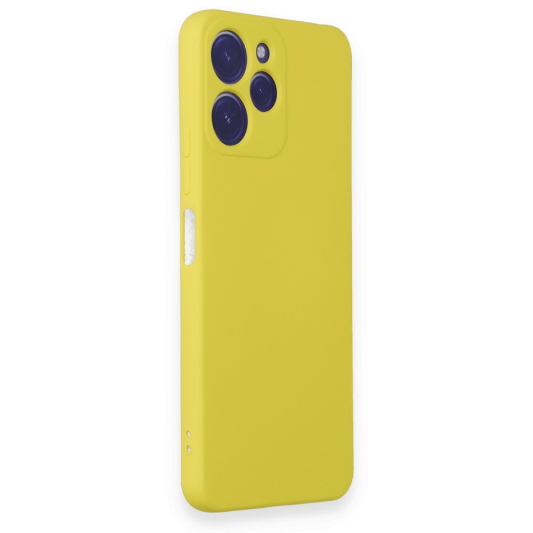  Xiaomi Redmi 12 Kılıf Nano içi Kadife Silikon - Sarı