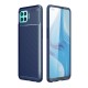 Oppo Reno 4 Lite Kılıf Auto Focus Karbon Kapak - Lacivert Oppo Reno 4 Lite Kılıf Auto Focus Karbon Kapak - Lacivert