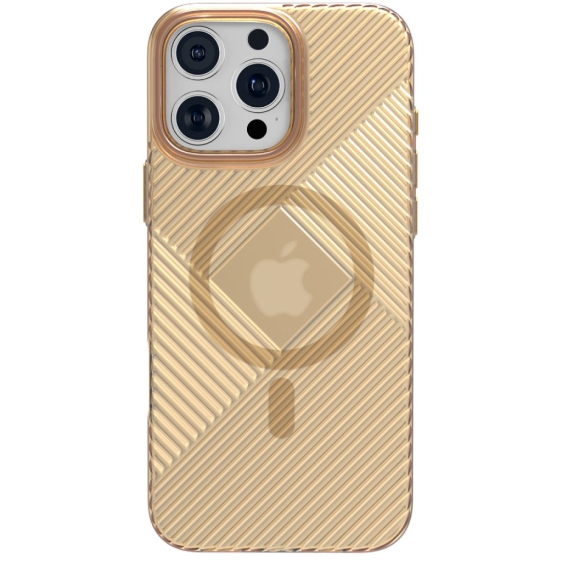 Joko iPhone 16 Pro Max Stella PC Sert Magsafe Kılıf - Gold Joko iPhone 16 Pro Max Stella PC Sert Magsafe Kılıf - Gold