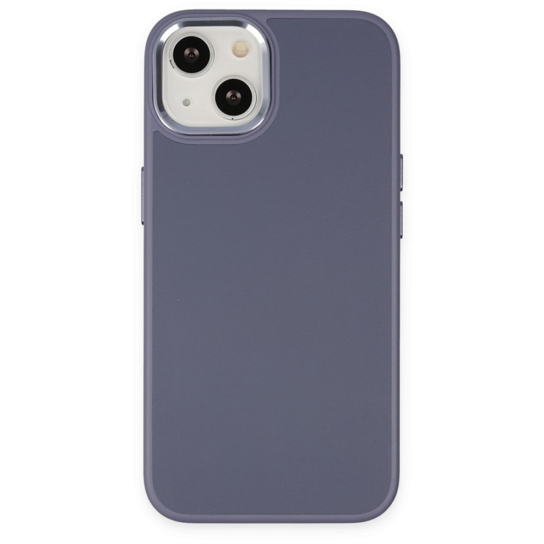  iPhone 14 Plus Kılıf Asya Deri Silikon - Mor