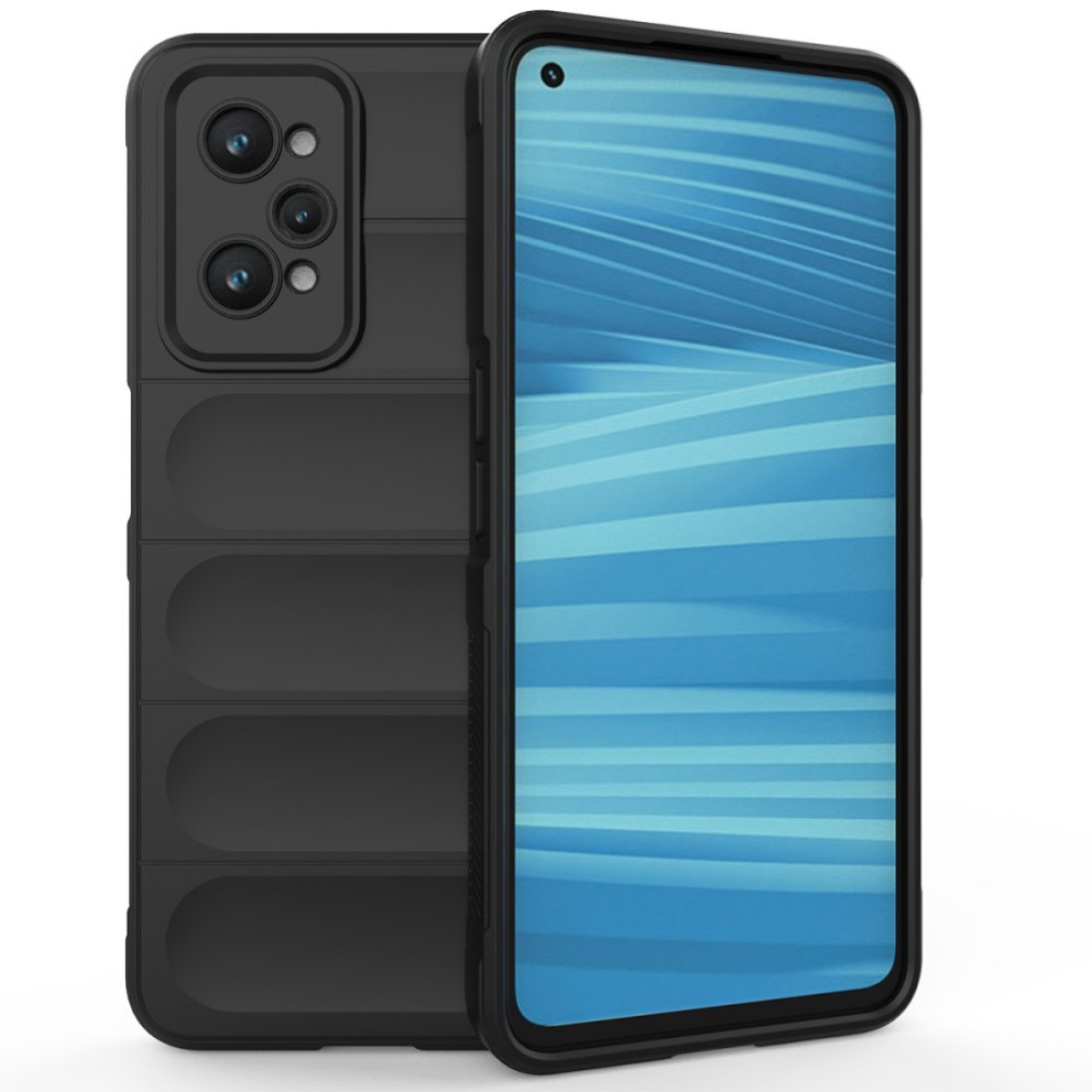  Realme GT2 5G Kılıf Optimum Silikon - Siyah