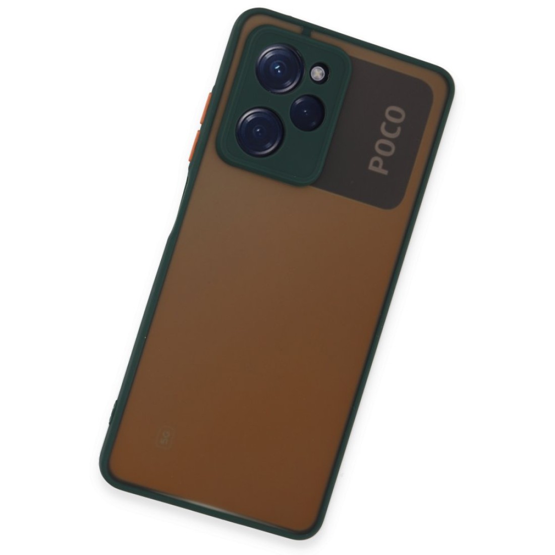  Xiaomi Poco X5 Pro 5G Kılıf Montreal Silikon Kapak - Yeşil