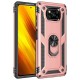 Xiaomi Pocophone X3 Kılıf Sofya Yüzüklü Silikon Kapak - Rose Xiaomi Pocophone X3 Kılıf Sofya Yüzüklü Silikon Kapak - Rose