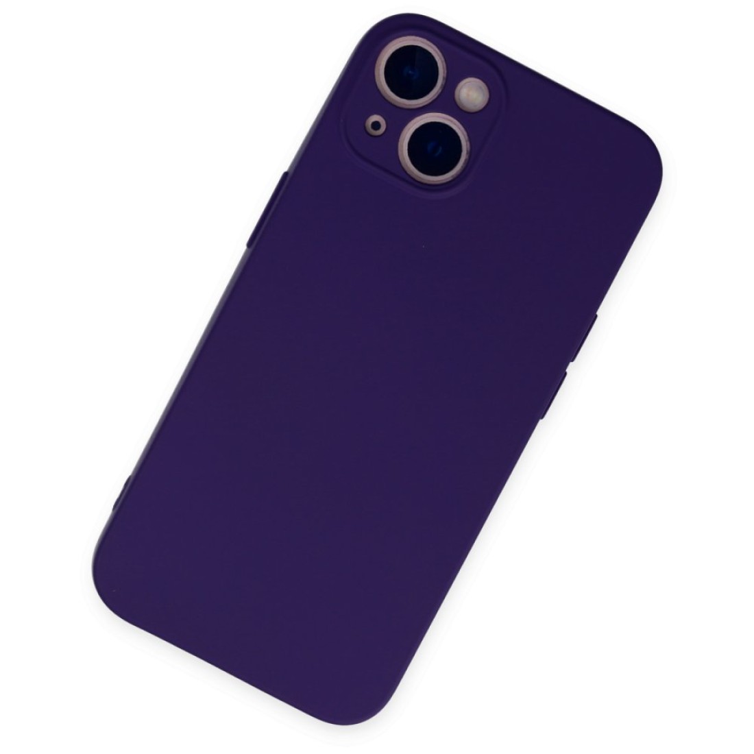  iPhone 13 Mini Kılıf Nano içi Kadife Silikon - Mor