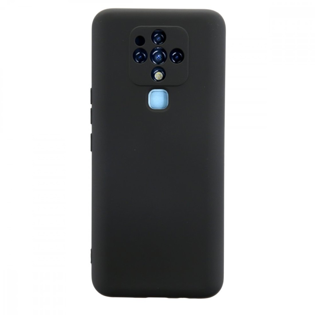  Tecno Camon 16 Kılıf Nano içi Kadife Silikon - Siyah