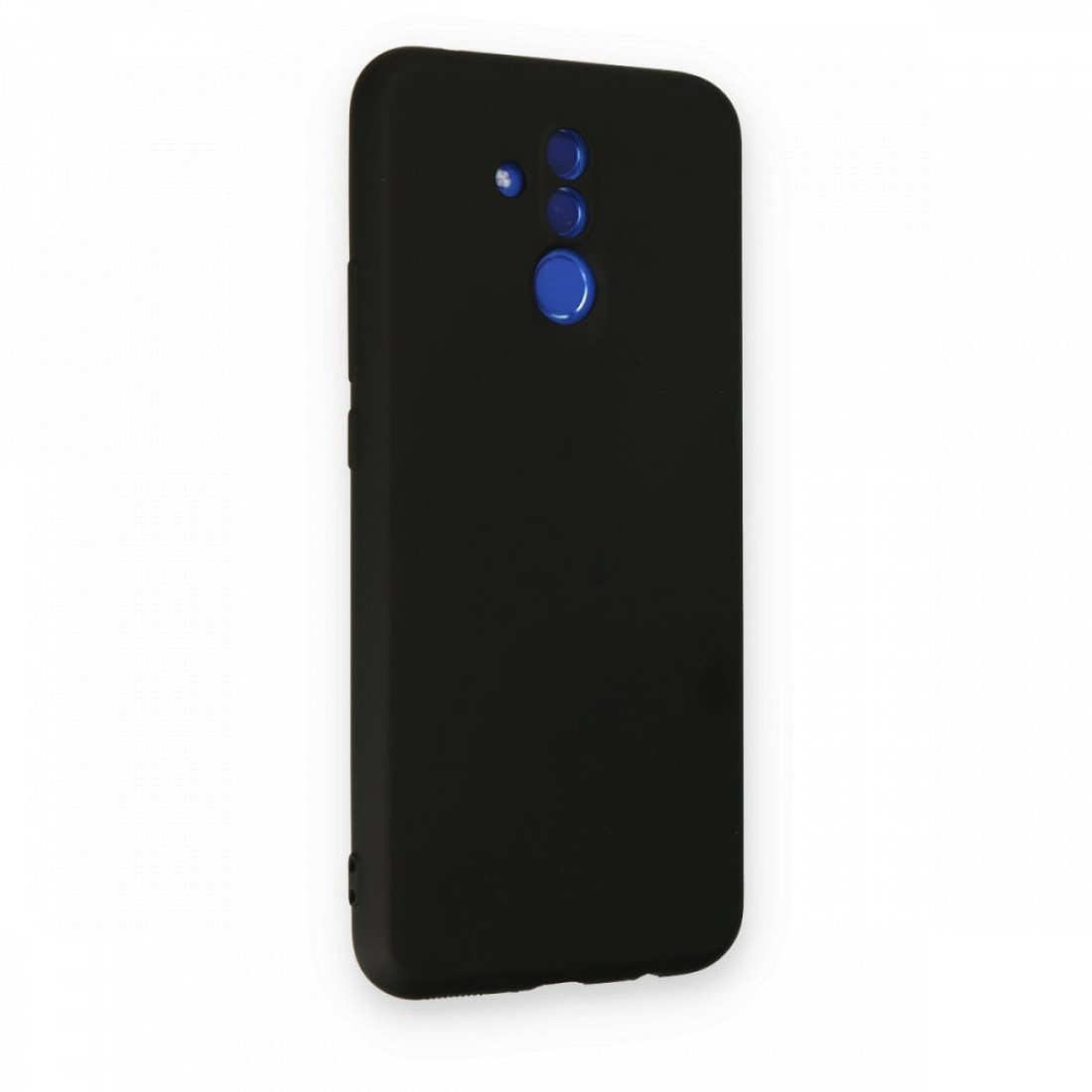  Huawei Mate 20 Lite Kılıf Nano içi Kadife Silikon - Siyah