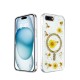 iPhone SE 2020 Kılıf Daisy Simli Magsafe Kapak - Gold iPhone SE 2020 Kılıf Daisy Simli Magsafe Kapak - Gold