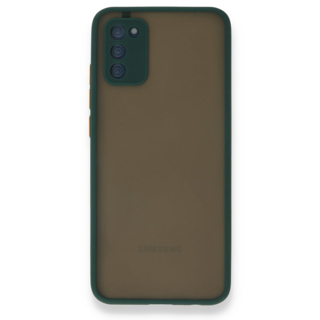  Samsung Galaxy A03S Kılıf Montreal Silikon Kapak - Yeşil