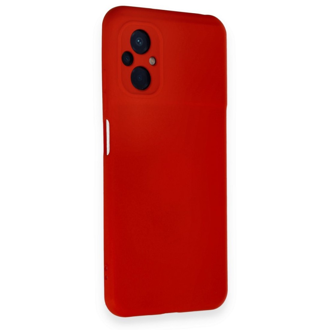  Xiaomi Poco M5 Kılıf Nano içi Kadife Silikon - Kırmızı