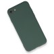 iPhone 8 Kılıf Nano içi Kadife Silikon - Koyu Yeşil iPhone 8 Kılıf Nano içi Kadife Silikon - Koyu Yeşil