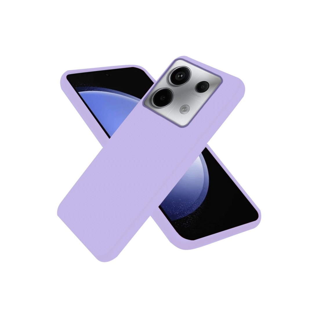 Xiaomi Poco M6 Pro 4G Kılıf First Silikon - Lila Xiaomi Poco M6 Pro 4G Kılıf First Silikon - Lila