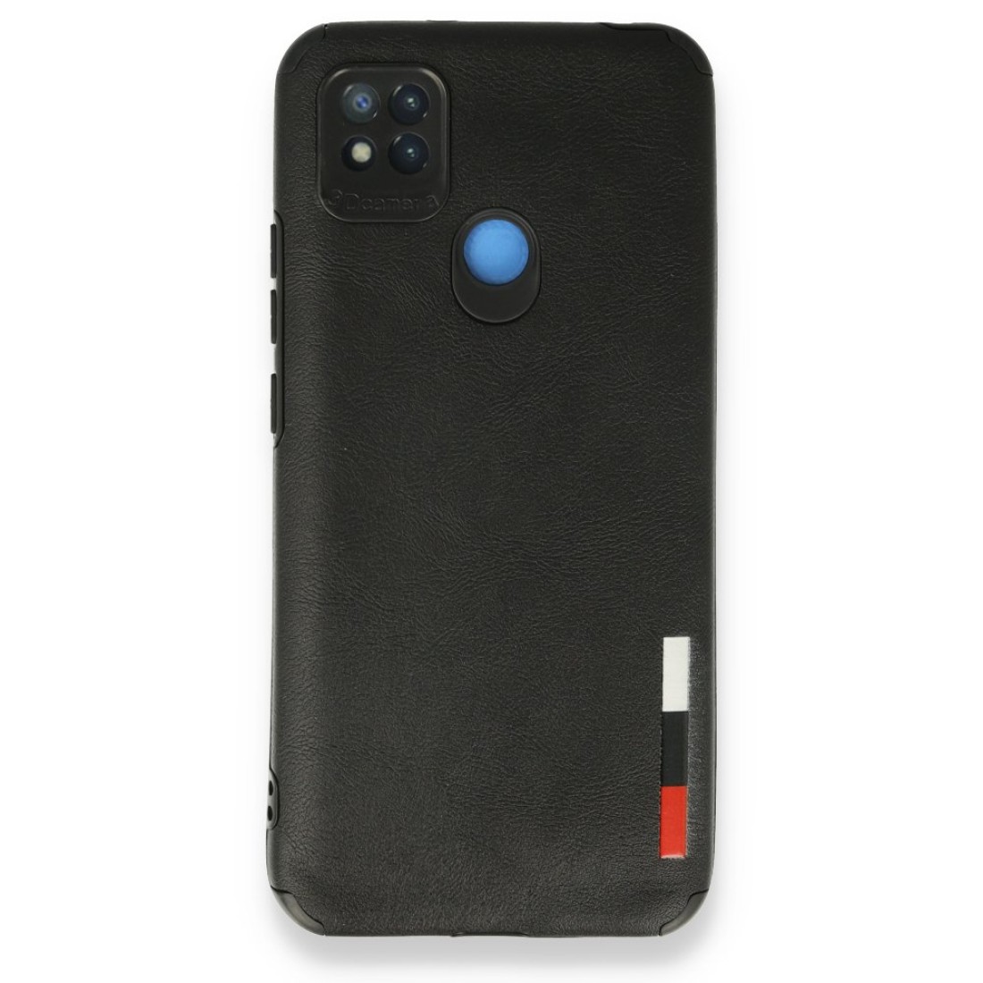  Xiaomi Redmi 9C Kılıf Loop Deri Silikon - Siyah