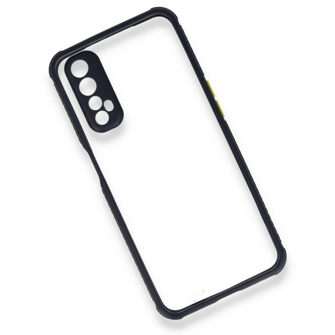 Realme 7 Kılıf Miami Şeffaf Silikon - Lacivert Realme 7 Kılıf Miami Şeffaf Silikon - Lacivert