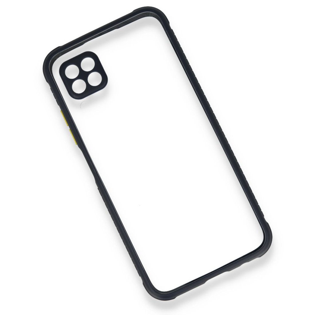  Huawei P40 Lite Kılıf Miami Şeffaf Silikon - Lacivert