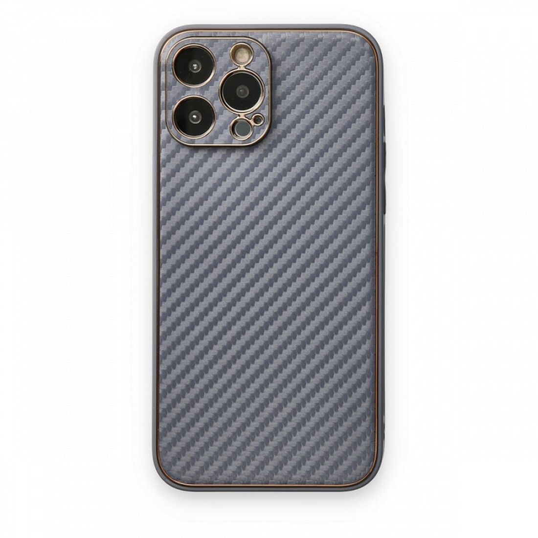  iPhone 13 Pro Max Kılıf Coco Karbon Silikon - Gri