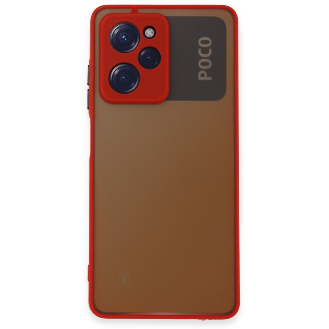  Xiaomi Poco X5 Pro 5G Kılıf Montreal Silikon Kapak - Kırmızı
