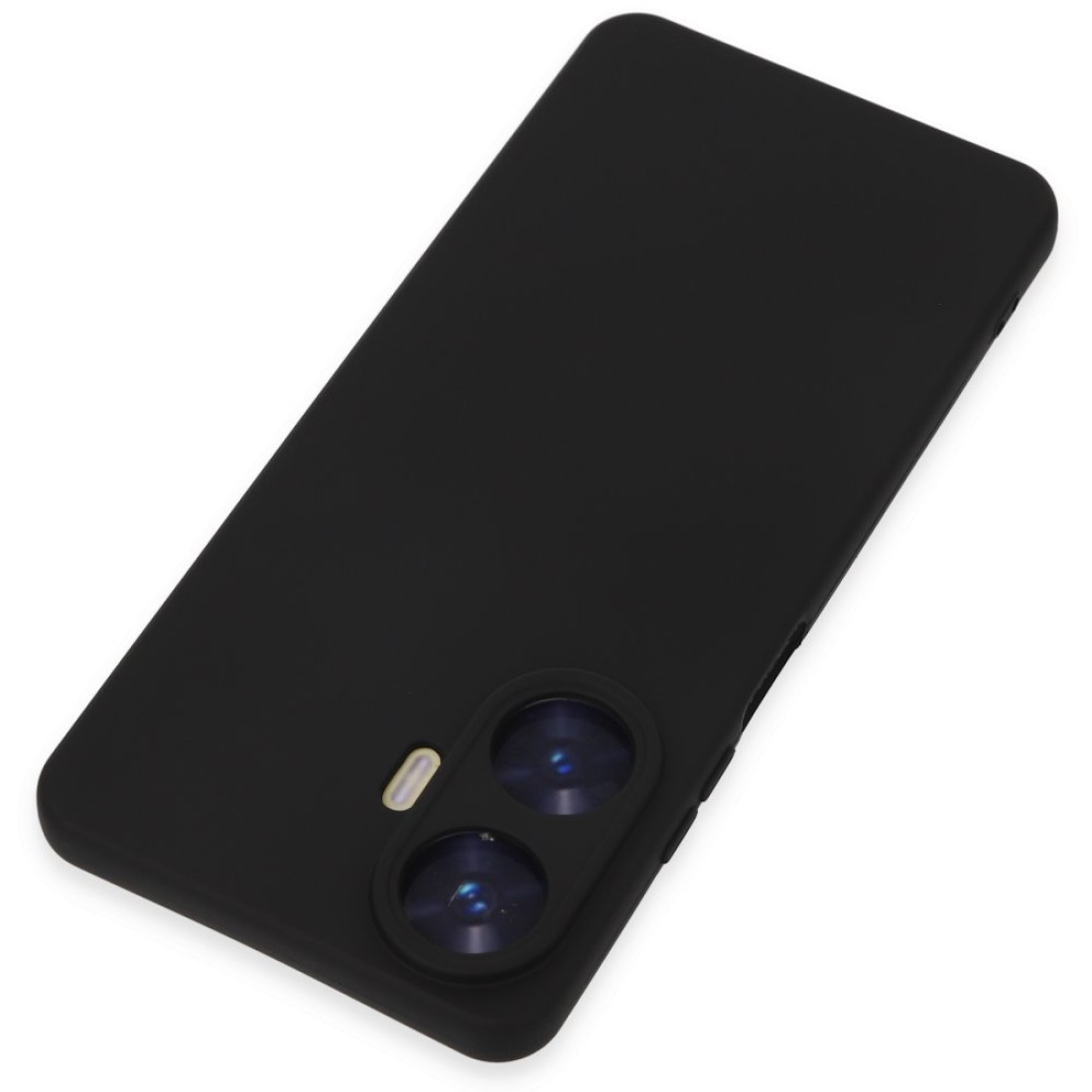 Realme C55 Kılıf Nano içi Kadife Silikon - Siyah Realme C55 Kılıf Nano içi Kadife Silikon - Siyah