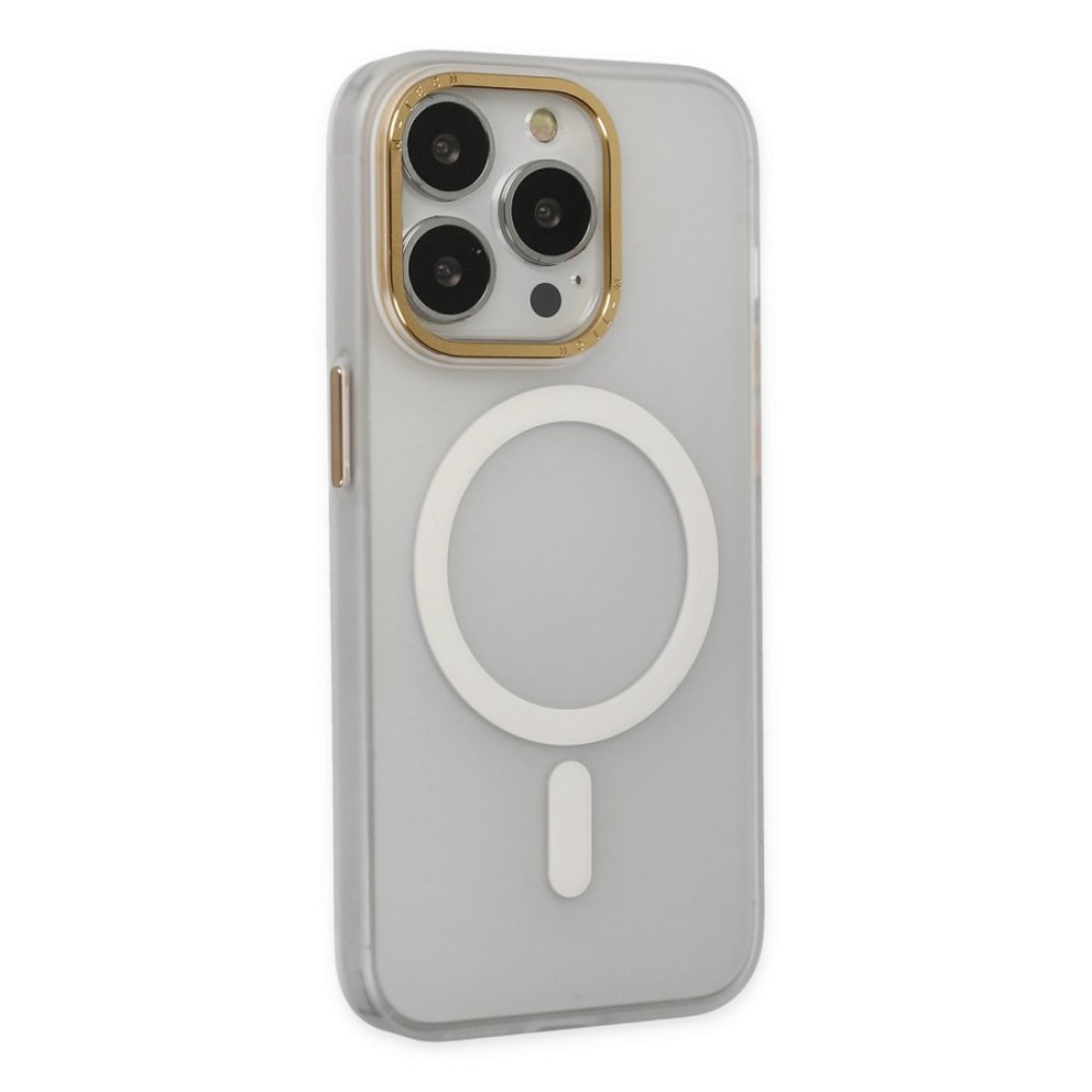  iPhone 14 Pro Max Kılıf Lodos Magneticsafe Mat Kapak - Şeffaf