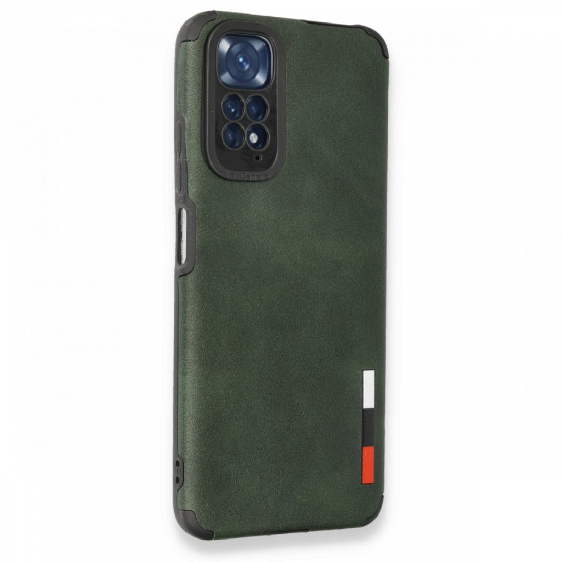  Xiaomi Redmi Note 11 Kılıf Loop Deri Silikon - Yeşil