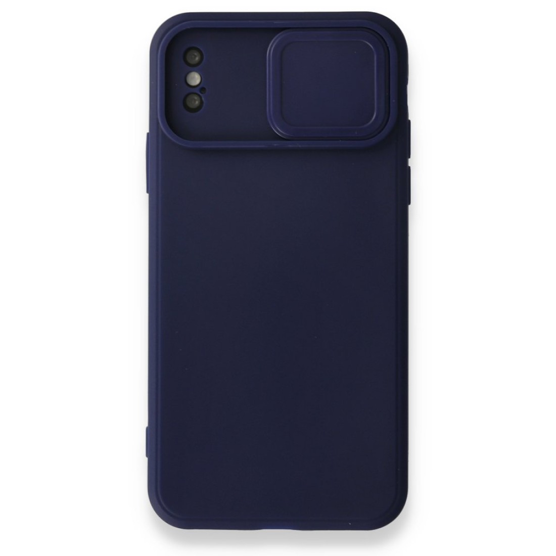  iPhone XS Kılıf Color Lens Silikon - Lacivert