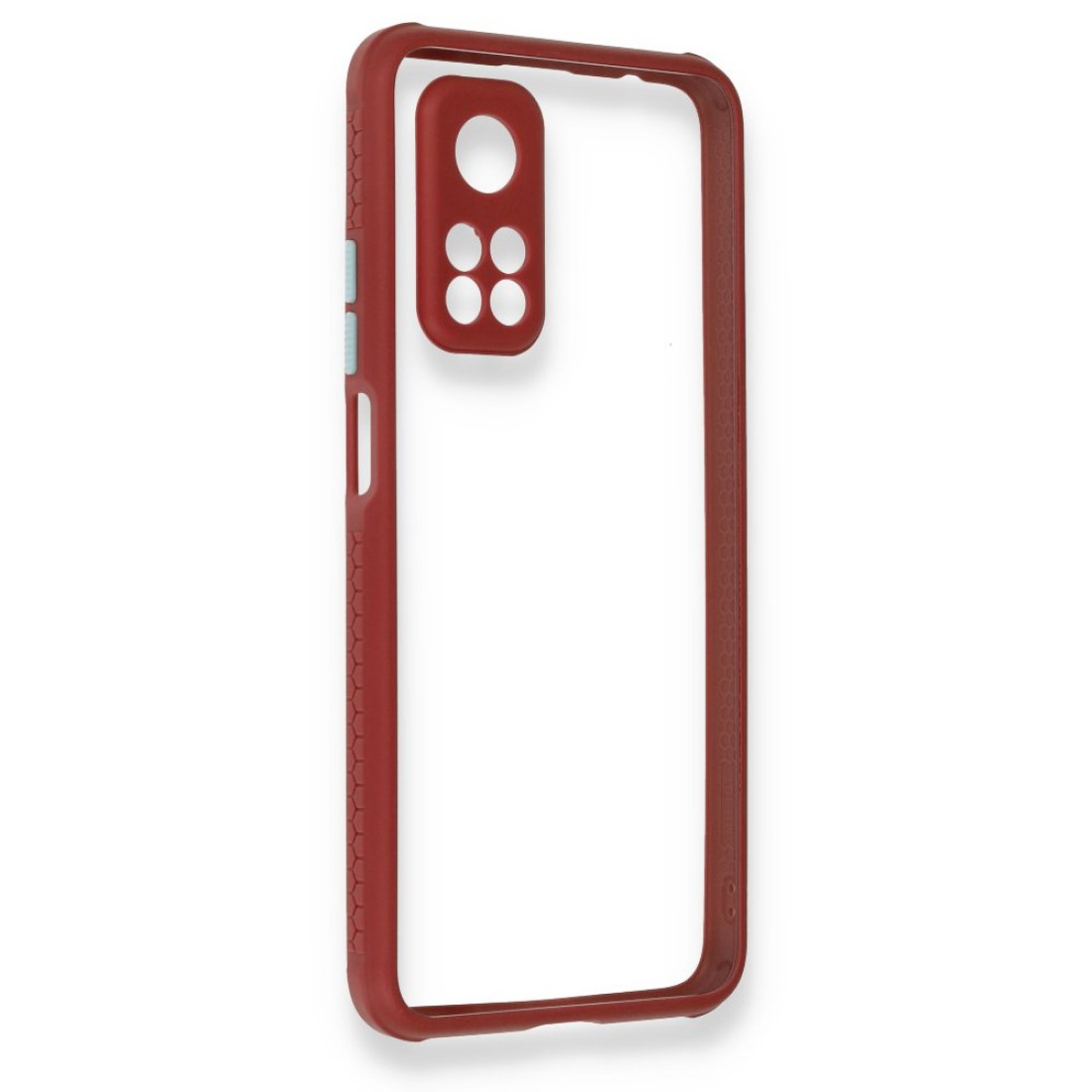  Xiaomi Mi 10T Pro Kılıf Miami Şeffaf Silikon - Fuşya