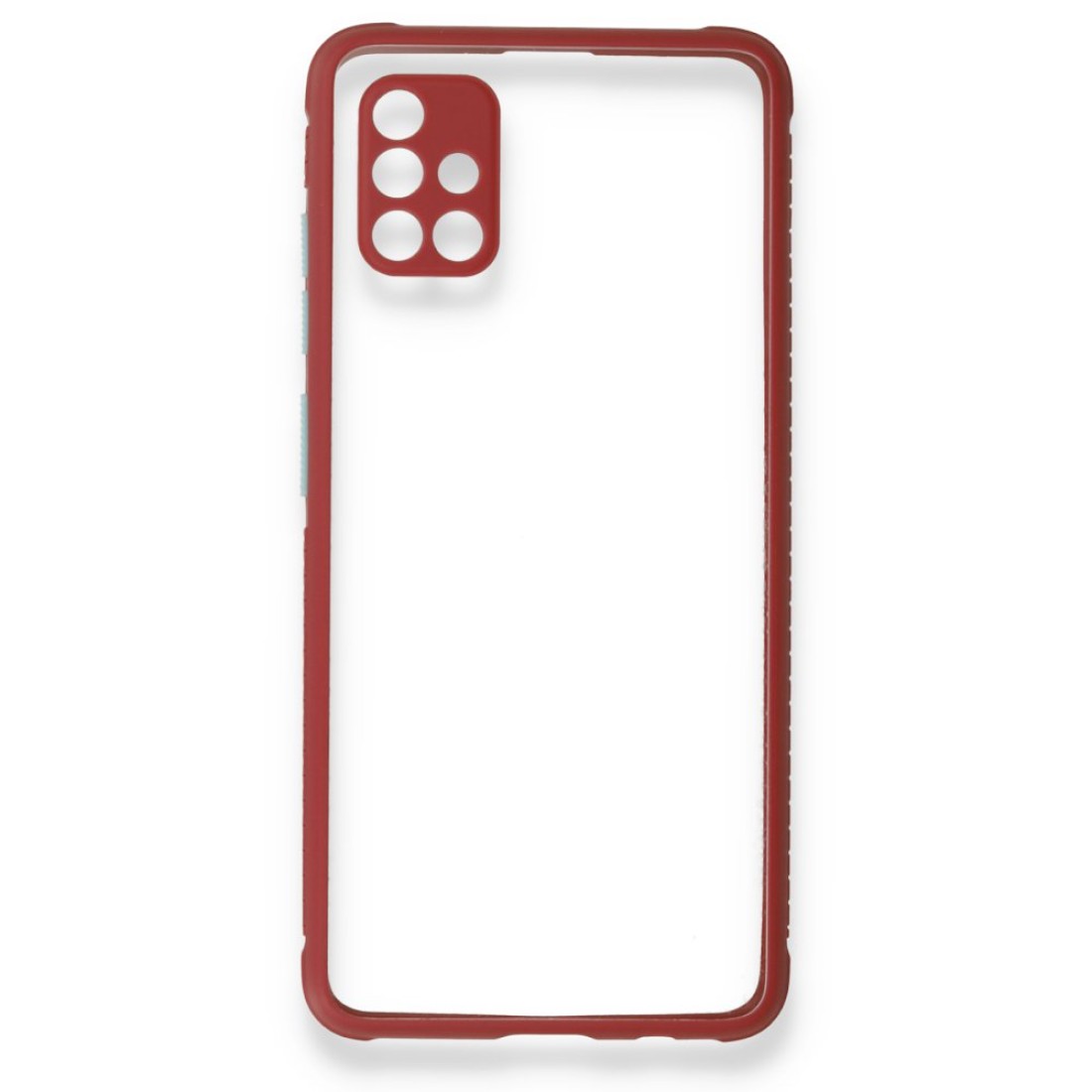 Samsung Galaxy A71 Kılıf Miami Şeffaf Silikon - Fuşya Samsung Galaxy A71 Kılıf Miami Şeffaf Silikon - Fuşya