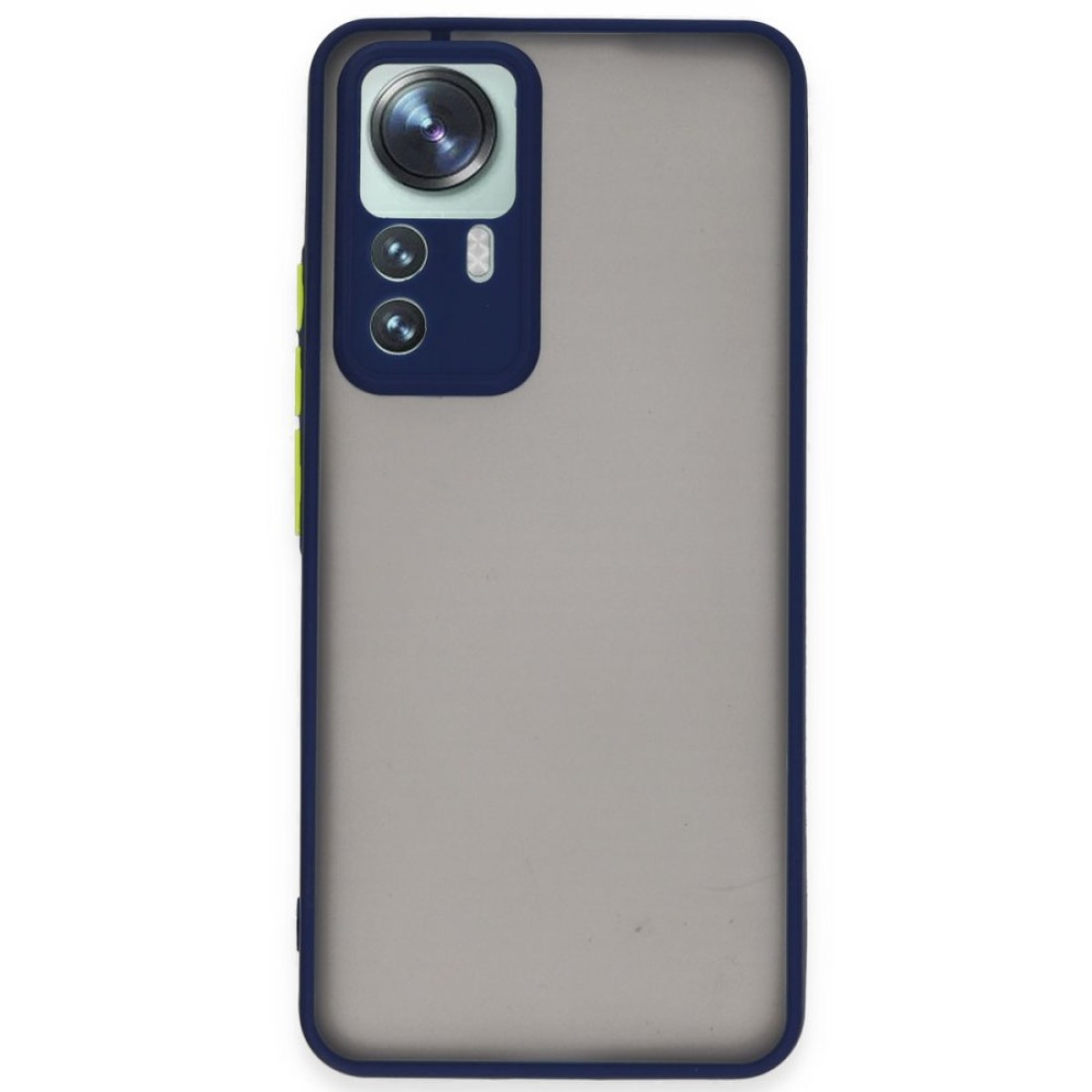  Xiaomi Mi 12T Pro Kılıf Montreal Silikon Kapak - Lacivert