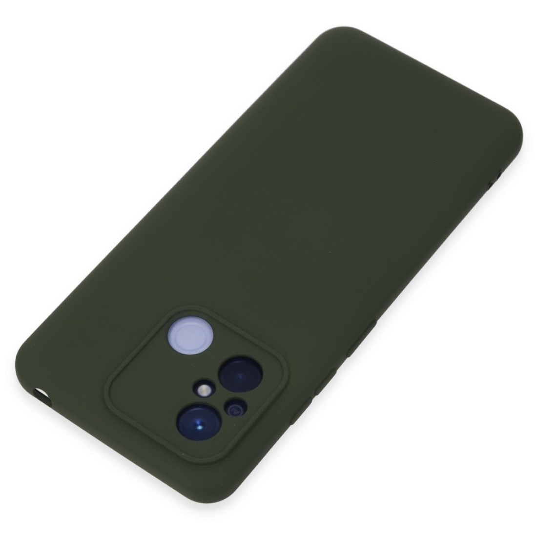  Xiaomi Redmi 12C Kılıf Nano içi Kadife Silikon - Koyu Yeşil