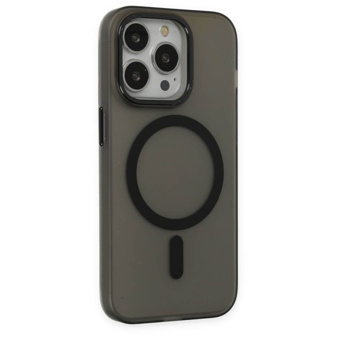 iPhone 13 Pro Max Kılıf Lodos Magneticsafe Mat Kapak - Siyah iPhone 13 Pro Max Kılıf Lodos Magneticsafe Mat Kapak - Siyah