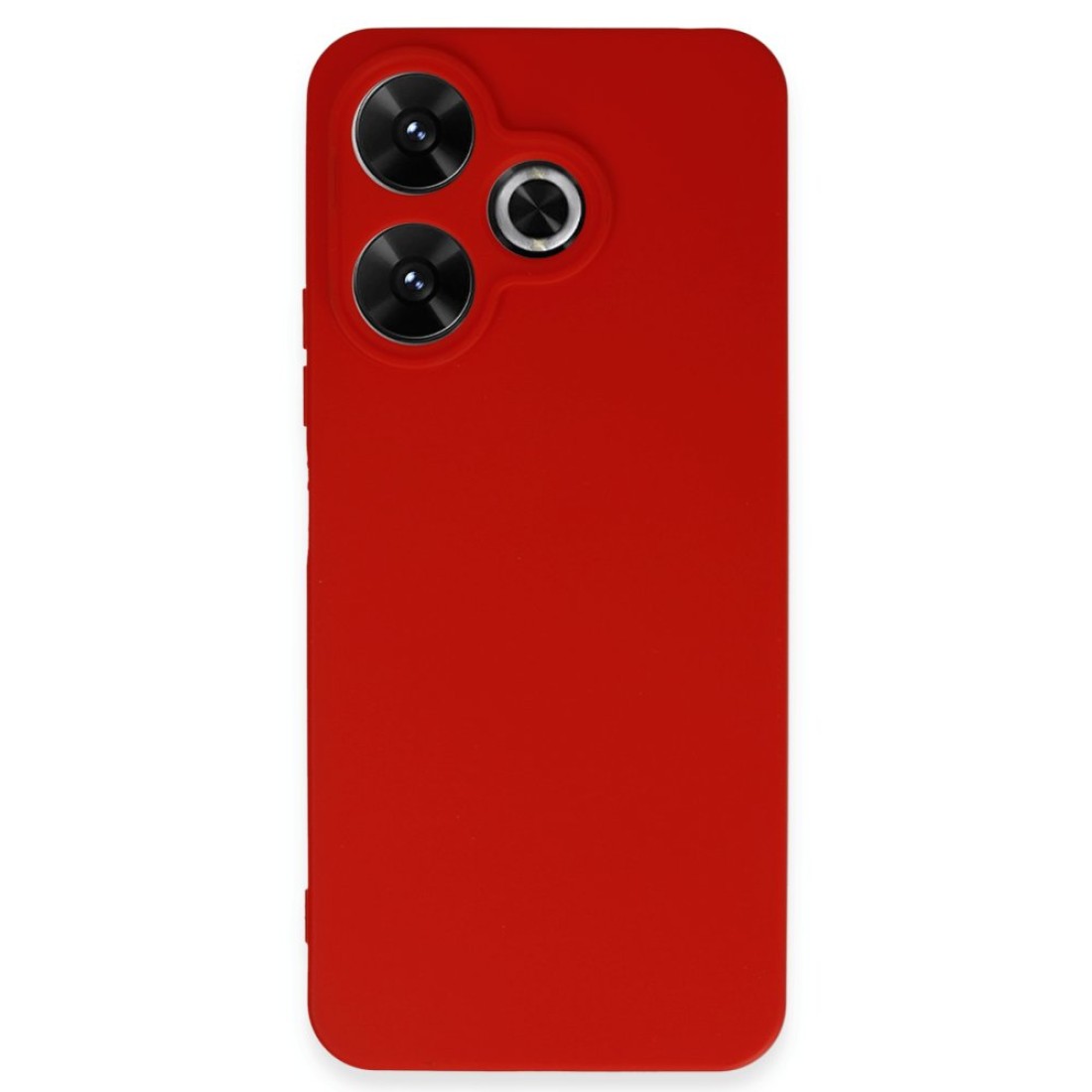  Xiaomi Redmi 13 4G Kılıf First Silikon - Kırmızı