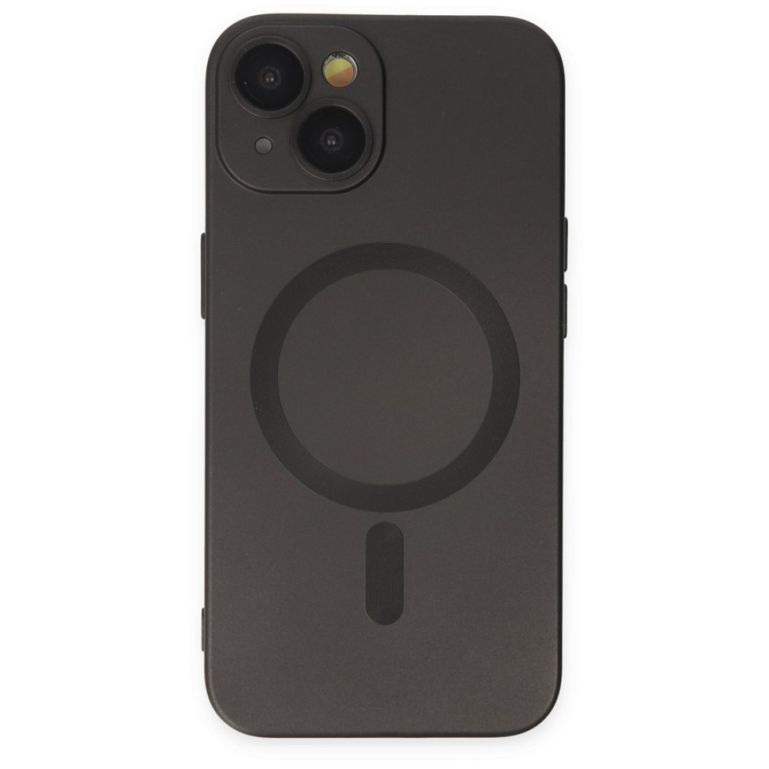  iPhone 14 Plus Kılıf Moshi Lens Magneticsafe Silikon - Siyah