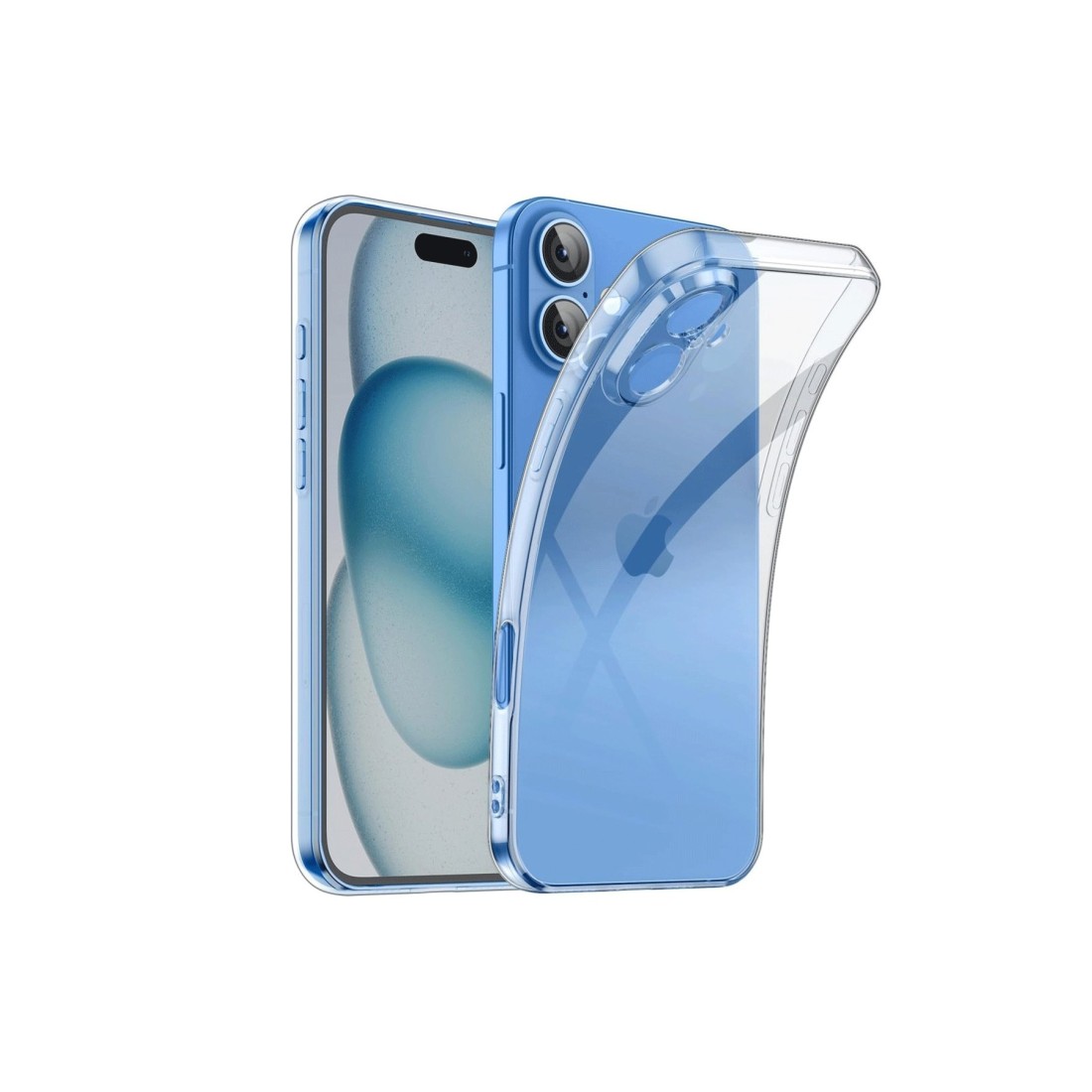 iPhone 16 Plus Kılıf Lüx Şeffaf Silikon iPhone 16 Plus Kılıf Lüx Şeffaf Silikon