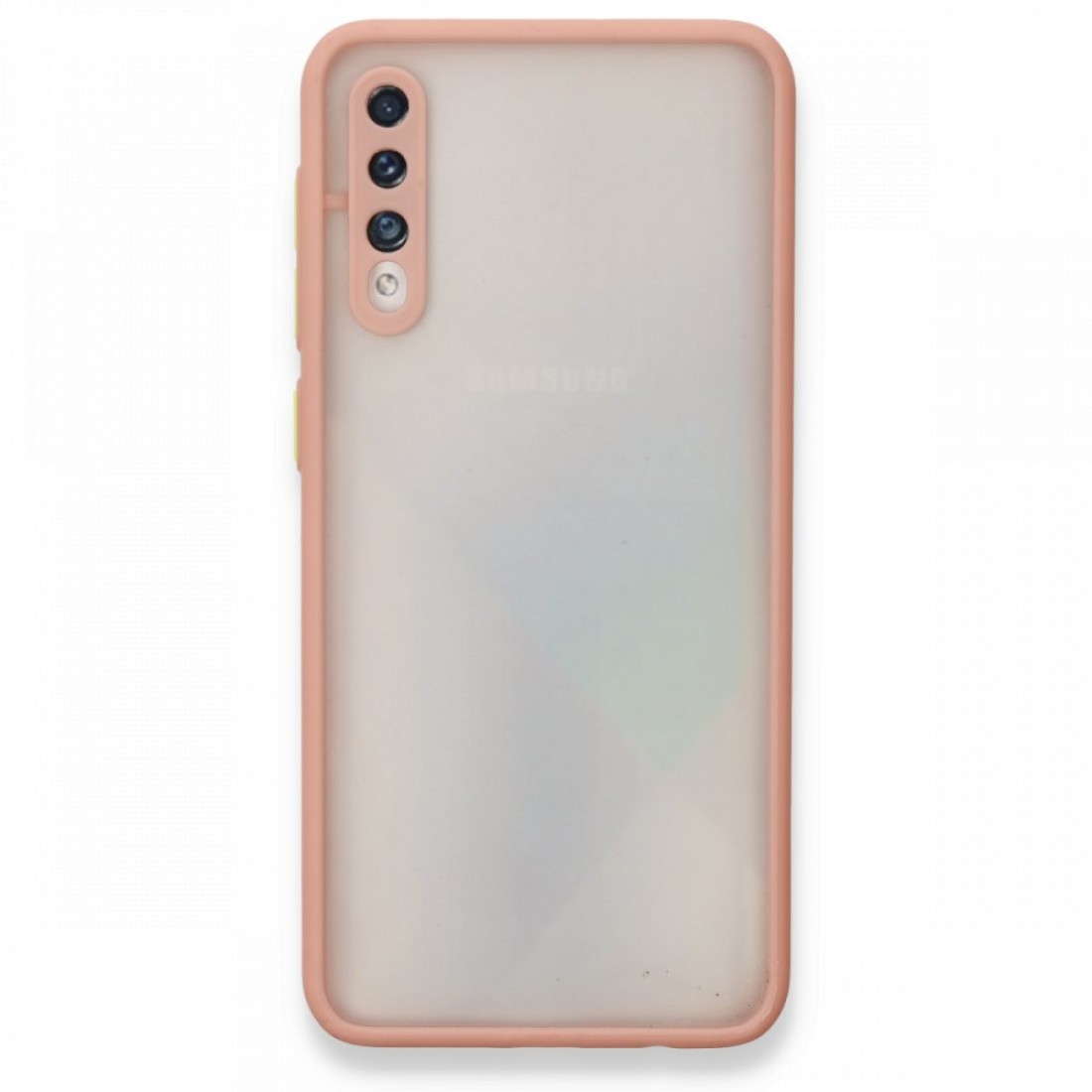  Samsung Galaxy A50 Kılıf Montreal Silikon Kapak - Pembe