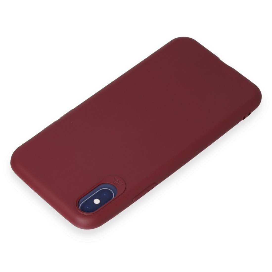  iPhone XS Kılıf First Silikon - Kiremit