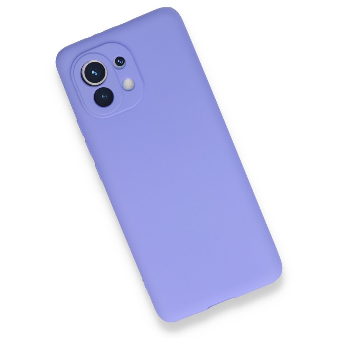  Xiaomi Mi 11 Kılıf First Silikon - Lila