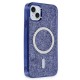 iPhone 15 Kılıf Diamond Magsafe Kapak - Lacivert iPhone 15 Kılıf Diamond Magsafe Kapak - Lacivert