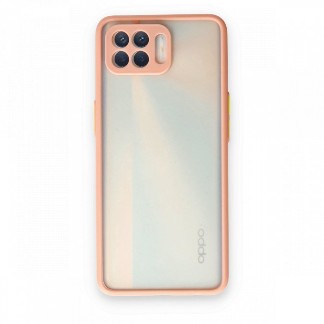 Oppo Reno 4 Lite Kılıf Montreal Silikon Kapak - Pembe