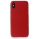  iPhone XS Kılıf PP Ultra İnce Kapak - Kırmızı