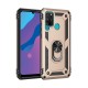  Huawei Y6P Kılıf Sofya Yüzüklü Silikon Kapak - Gold