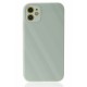 iPhone 12 Kılıf Glass Kapak - Turkuaz iPhone 12 Kılıf Glass Kapak - Turkuaz
