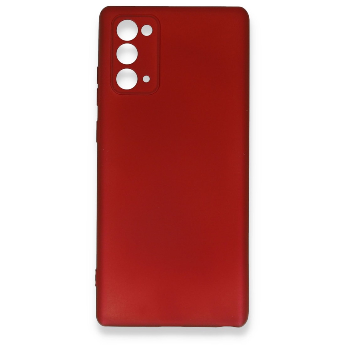  Samsung Galaxy Note 20 Kılıf First Silikon - Bordo